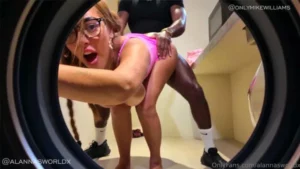 Alannasworldx Gets Fucked While Stuck In The Washer