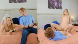 Lily Larimar Rides Cock After Playing Video Games
