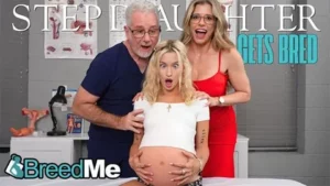 MILF Breeds Stepdaughter in Hardcore Lesbian Scene