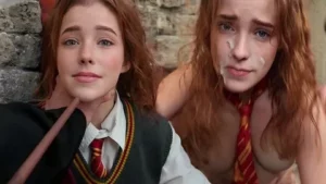 Redhead Cosplay: Blowjob, Fingering, Missionary
