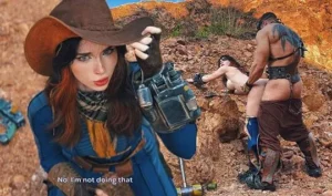 In the Wild West, a Russian girl gave herself to a passionate macho