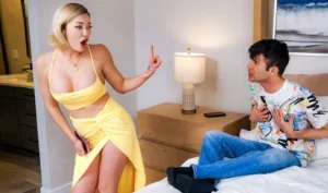 The mother herself asked her stepson to fuck her in tight anal