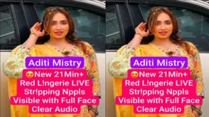 Aditi Mistry New Red Lngrie Live 21Min Stripping Npples – Indian porn video