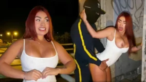 AlejaPalacios Fucks With A Security Guard