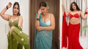 Anjali Gaud Blue Saree Strip Boobs App Content Video – Indian porn video