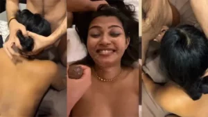 Cuckold Wife Threesome – BJ Dildo Doggy Facial Viral – Indian porn video