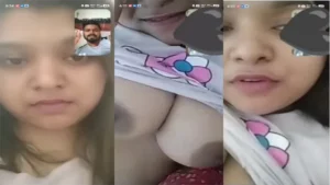 Cute Girl Shoing BigBoobs With Bf – Indian porn video