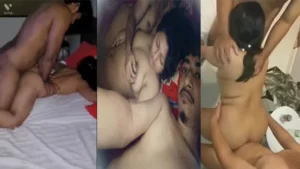 Desi Wife Threesome With Husband And Office Boss – Indian porn video