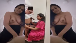 Indian Hot Wife Blowjob – And Taking Cum On Boobs Video HD – Indian porn video