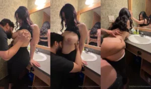 Karina Espinosa – Hotel Bathroom Quickie