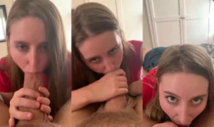 Laney Grey Drains Her Boyfriend’s Thick Cock