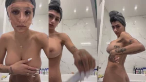 Mia Khalifa Masking Routine Nipslips Video Leaked