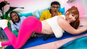 MYLFSingles – Lauren Phillips – Taking Two Big Black Cocks While My Nerdy Son Isn’t Watching…