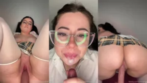 Schoolgirl Yourgirlfriendval’s Sultry Solo Pleasure