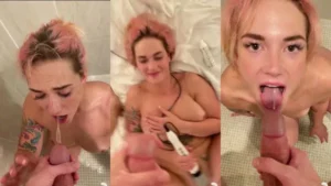 Siri Dahl Dirtiest Pee Drinking Shower Sex Tape Ever