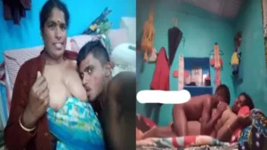 Tamil Boy With Mature Old Aunty Fucked – Indian porn video