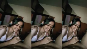 Tamil Young Girl Blowjob to her lover Video – Indian porn video