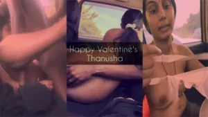 Valentine’s Day Tamil Lovers Having Nice Sex In Car – Indian porn video