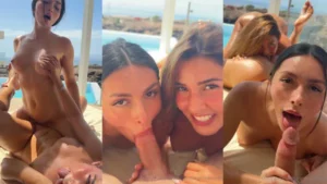 Caryn Beaumont & Agatha Vega’s Outdoor Double BJ