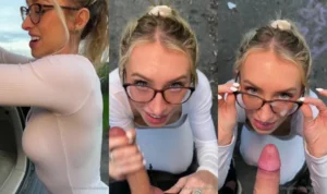 Dani Day Gets Cummed All Over Her Eyeglasses