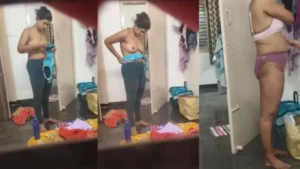 Desi Sexy Mallu Changing Clothes Record Her Bro – Indian porn video