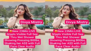 Divya Mistry New 23Min Wet Shower Live First Time – Indian porn video
