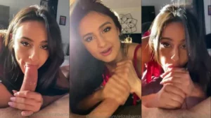 Eliza Ibarra Swallows Cum After Blowjob