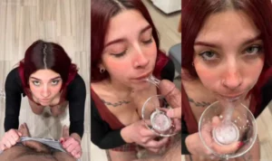 FiammiSxagain Drinks Her Man’s Juices