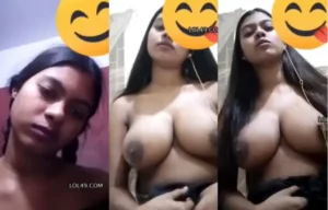 Innocent Girlfriend Show Her Big Boobs On Video Call – Indian porn video