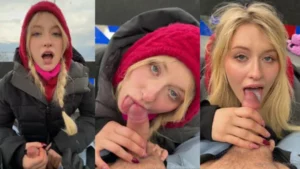 Lena Polanski’s Risky BJ In The Aerial Tramway