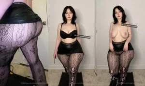 Low Keydeadinside’s Treadmill Walk In A Miniskirt