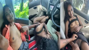 Mallu Young Slim GF Fucking Captured On Car – Indian porn video