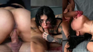Mallylune Blows And Rides Her Man’s Cock