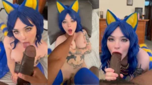 Naomihh666 Enjoys A BBC in Furry Costume