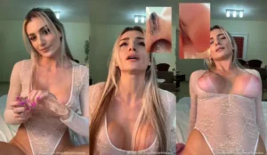Sarah Caus’ Anal Dildo Masturbation
