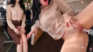 Secretary Squirts After Salary in Solo Session