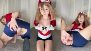 Sushibunniii’s Double Dildo Masturbation As Pokemon’s May