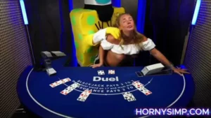 Bonnie Blue NEW Pregnant Babe Gets Free Used by SpongeBob ON Casio Table