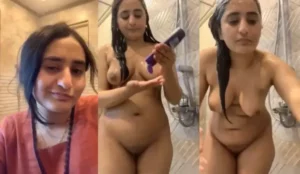 Sexy pak girl striping and record her nude bath vid – Indian porn video