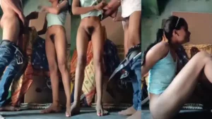 Slim girl home alone and called her bf for sex – Indian porn video