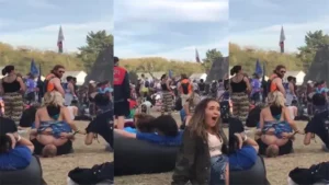 Two Guys Eat A Sluts Ass In Public During a Music Festival Video – Indian porn video