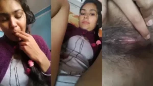 Village cute girl show her hairy pussy – Indian porn video